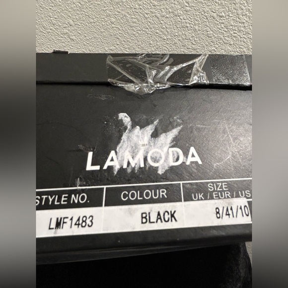 LAMODA Clairvoyant Knee-High Platform Boots – Black – NWT Size 10 - Picture 5 of 14